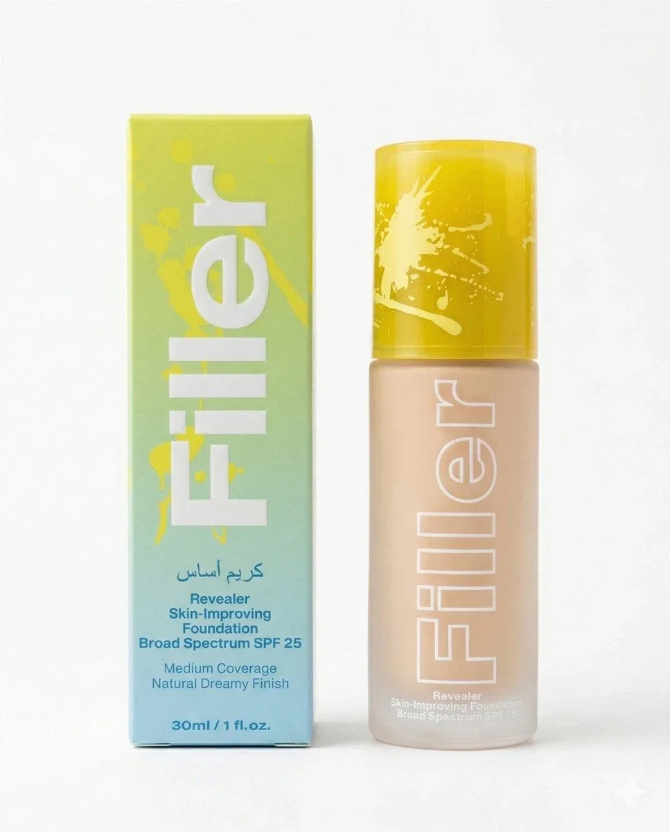 Rose Berry Filler Foundation with SPF 25, Natural Dreamy Finish, 30ml