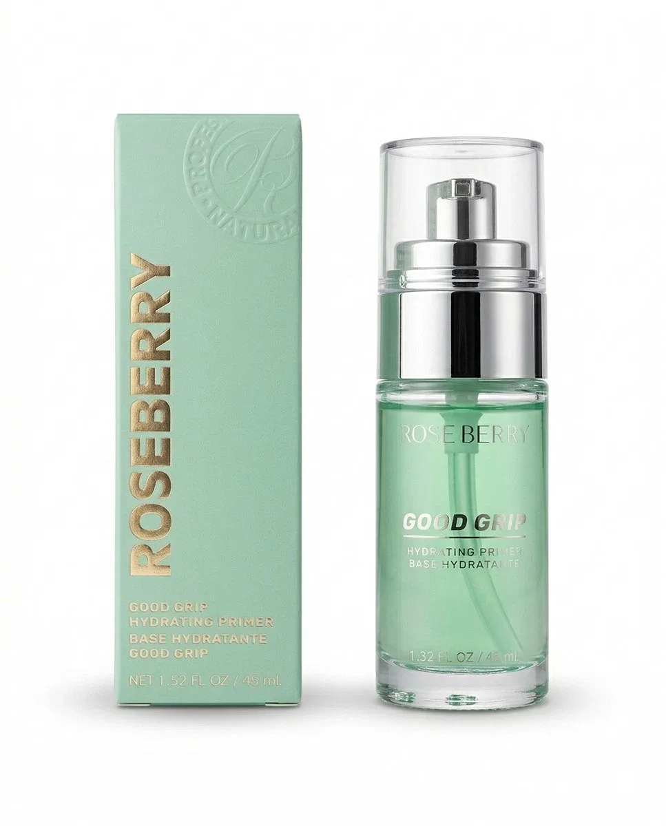 Rose Berry Good Grip Hydrating Primer, Instantly Primes and Evens Skintone, 4K HD Blur, 45 ml