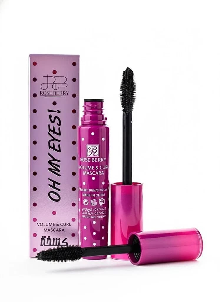 Rose Berry Oh My Eyes Volume and Curl Mascara Kashkha, 10ml